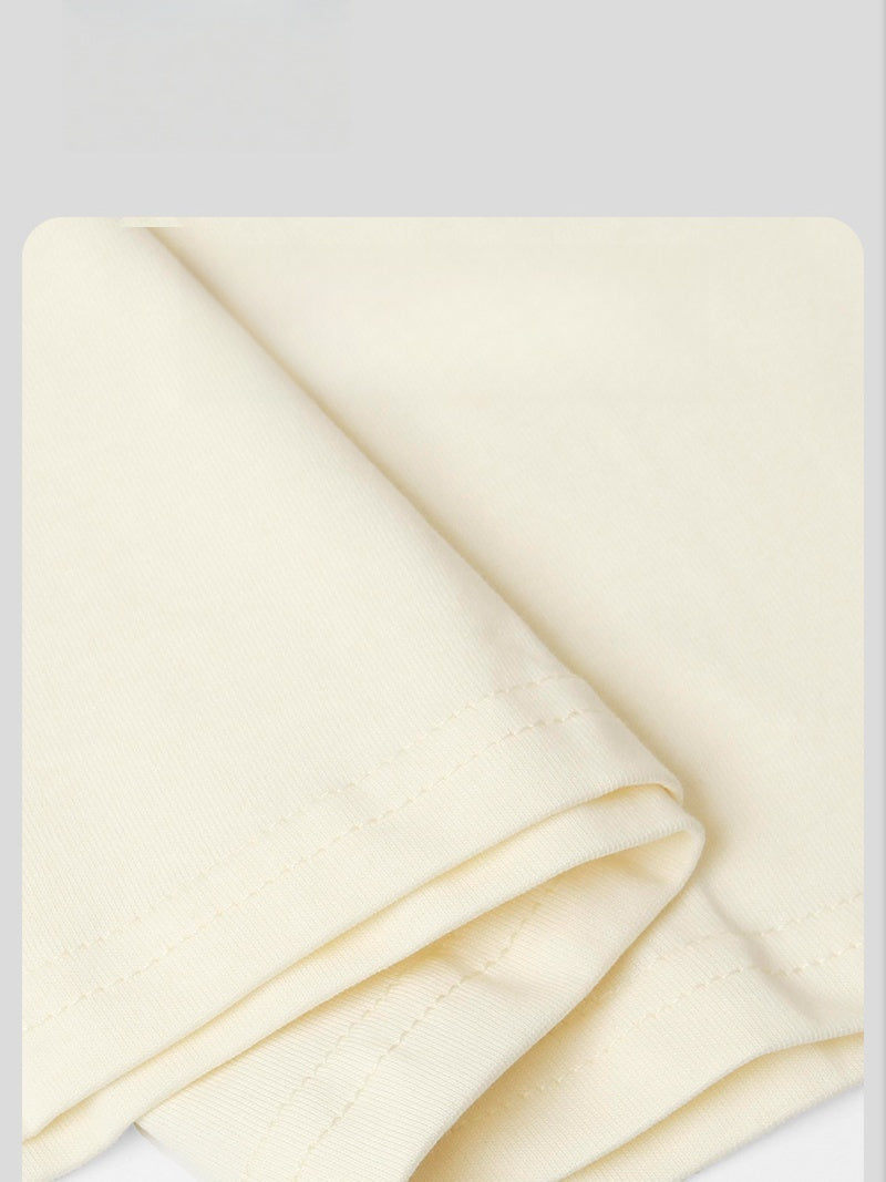 Liber Summer Neutral Printed Pattern T-shirts