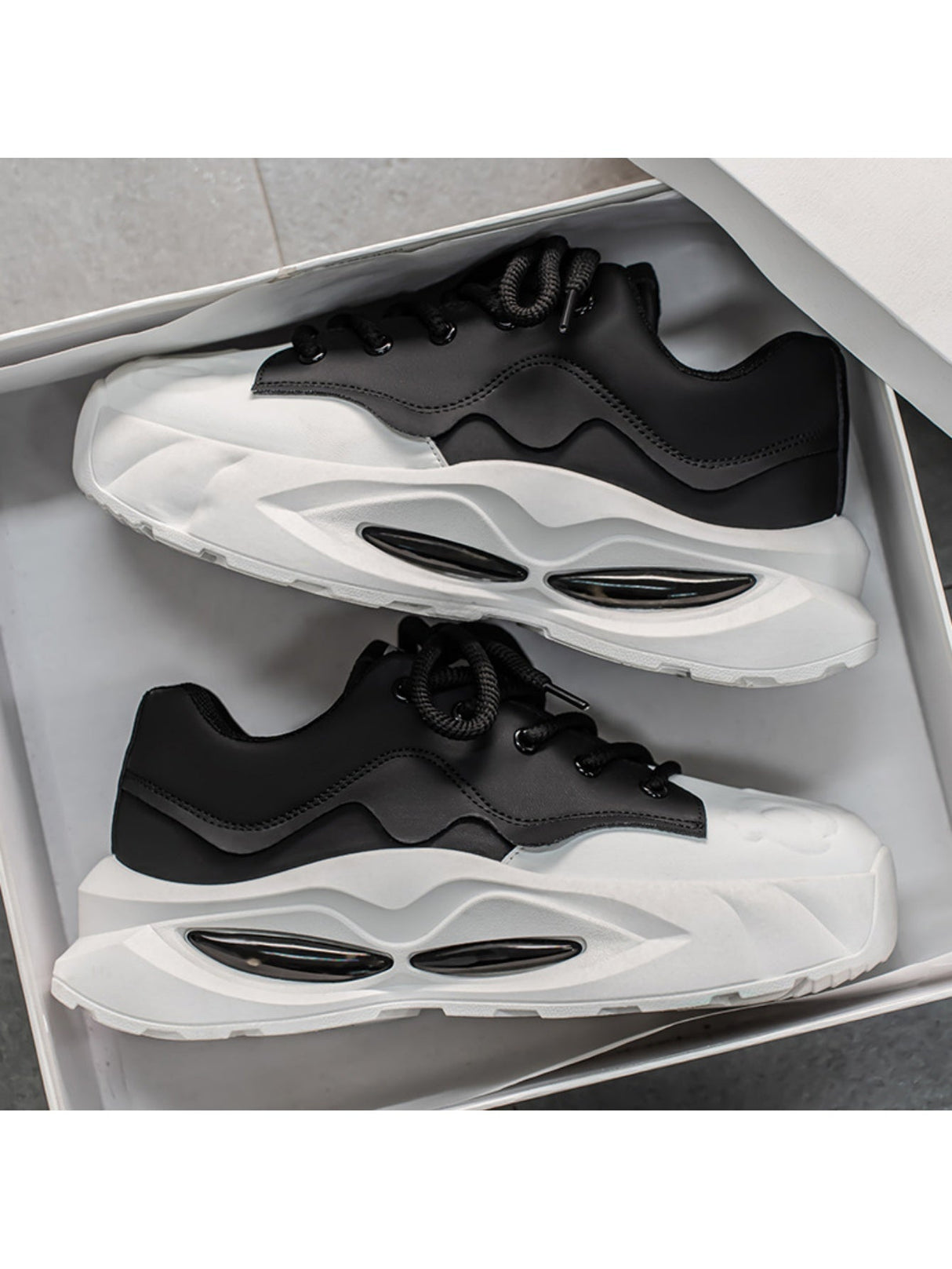 Liber Four Seasons Colorblock Thick-soled Men's Casual Sports Shoes