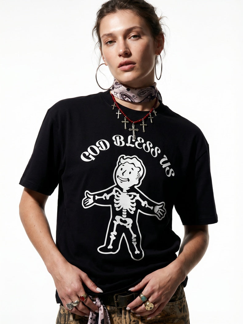 Printed Loose-fit T-shirts