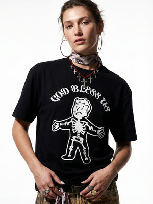 Printed Loose-fit T-shirts