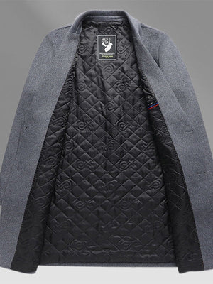 Mid-length Woolen Cloth Cotton Thickening Coats