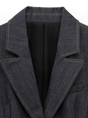 Waist-cinching Suit Jacket