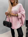 Shawl Cloak Style Knitwear Leisure Work Sweaters