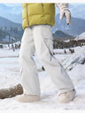 Outdoor Windproof Thickening Ski Water-repellent Keep Warm Cargo Trousers