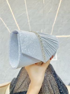 Liber Four Seasons ACC Pleated Diamond Small Square Bag