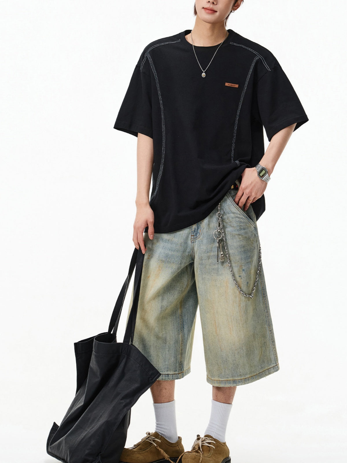 Color-blocked Segmentation T-shirts