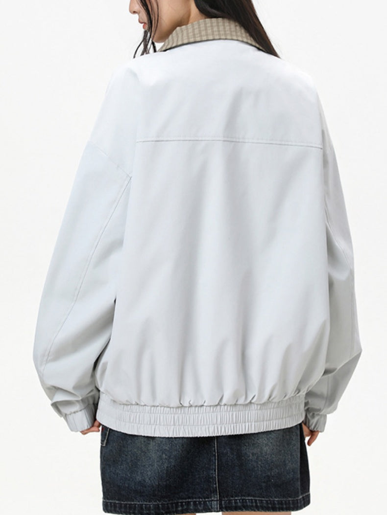 Layered-look Plaid Jackets