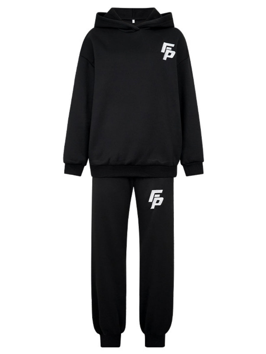 Liber Women's autumn Hooded Two-piece suit