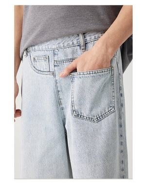 Liber Summer Men's Pocket decoration Jeans