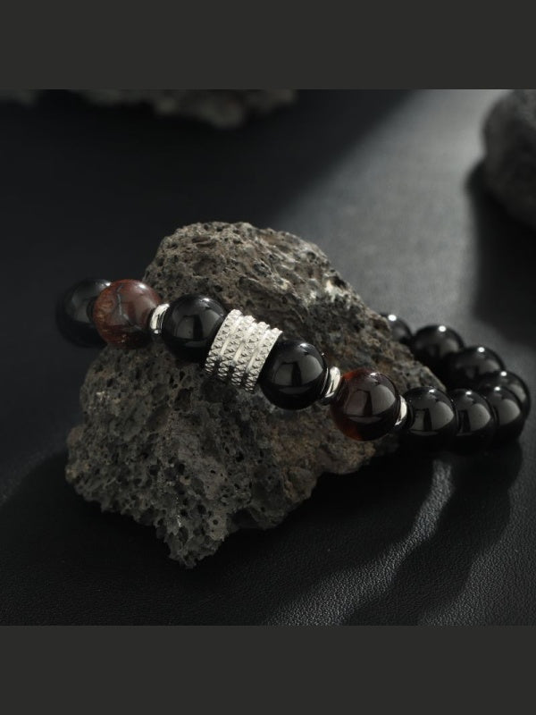 Bracelet rétro à perles sur le thème des transports