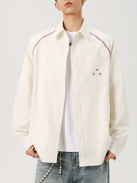 Hasselblad Line Loose-fit Color-blocked Shirts