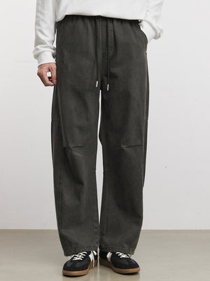 Leisure Straight-fit 3D Cutting Pants