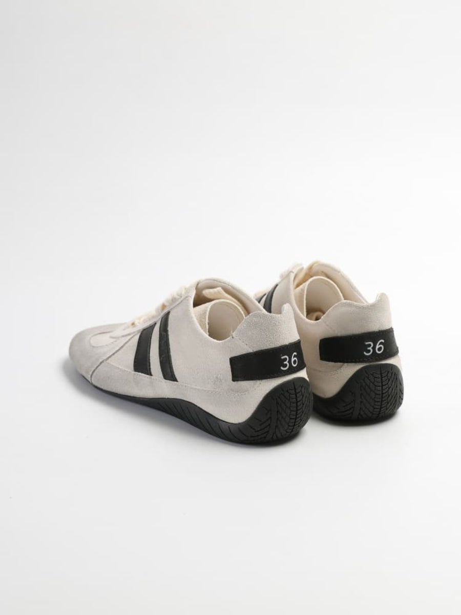 Casual, Stylish, Retro, And Sophisticated Thin-soled Shoes Distressed Couple Racing Shoes