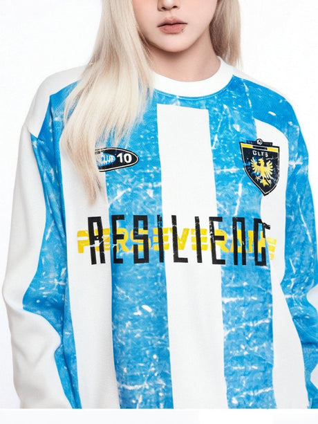 T-Shirts mit gesprenkelten Streifen