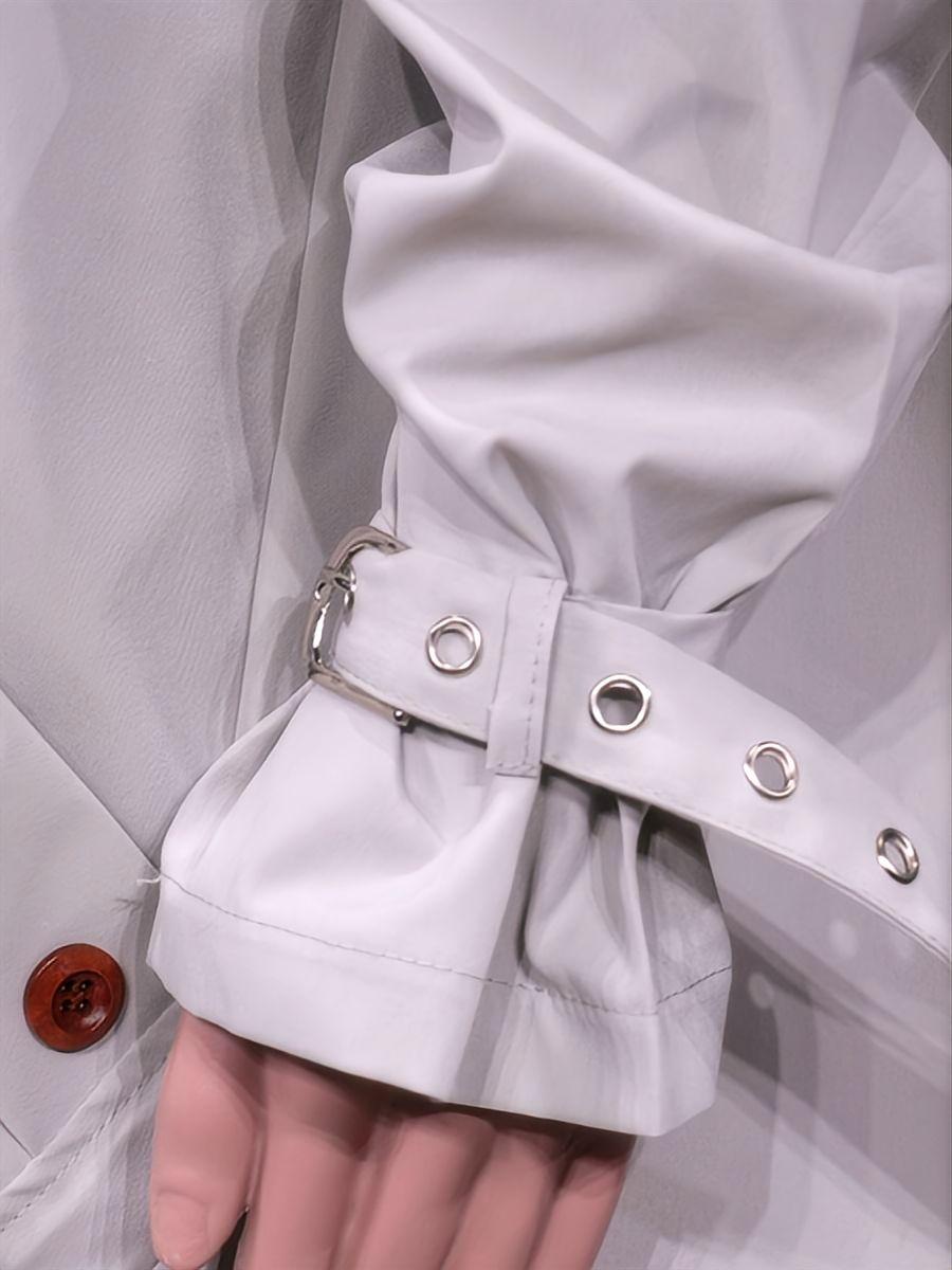 Large Lapels Mid-length Trench Coats