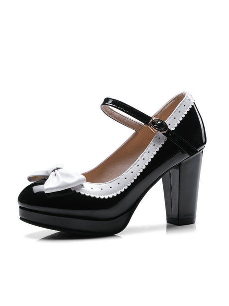 Bow-tie Platform High Heels