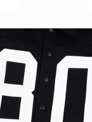 Python Pattern Cotton Keep Warm Loose Lapel Baseball Uniform Jackets