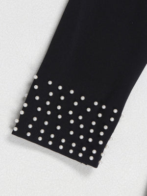 Pearl Langarm-Zweiteiler mit schmaler Passform und elastischem Bund