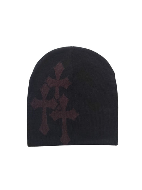 Cross Jacquard Hip Hop Windproof Beanies