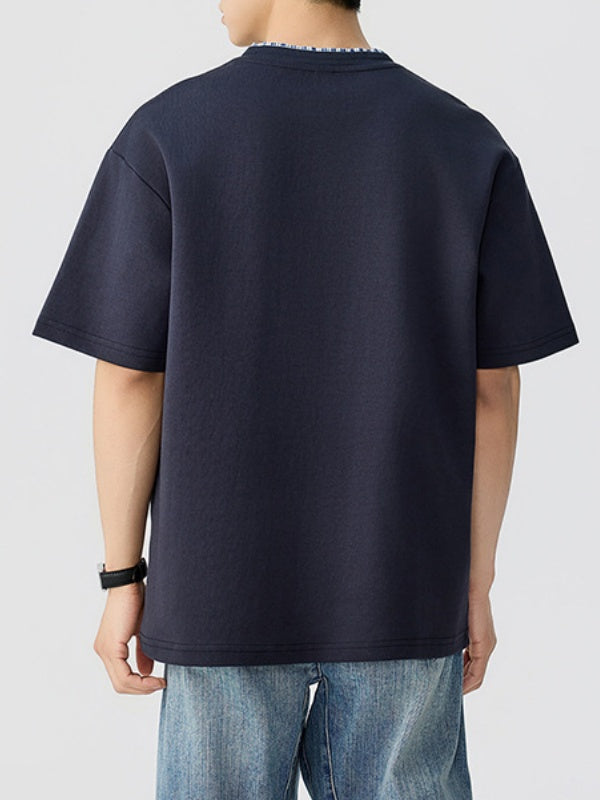 Patchwork Loose-fit T-shirts