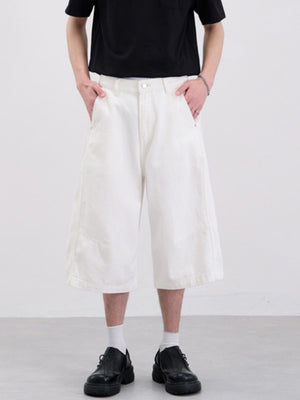 Loose-fit Wide-leg 7 Points Shorts