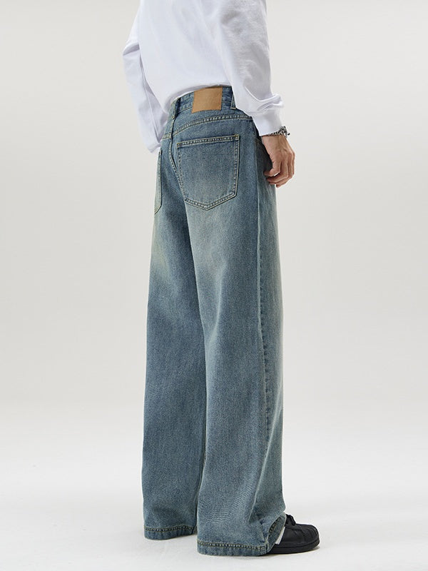 Washed Cleanfit Loose-fit Jeans