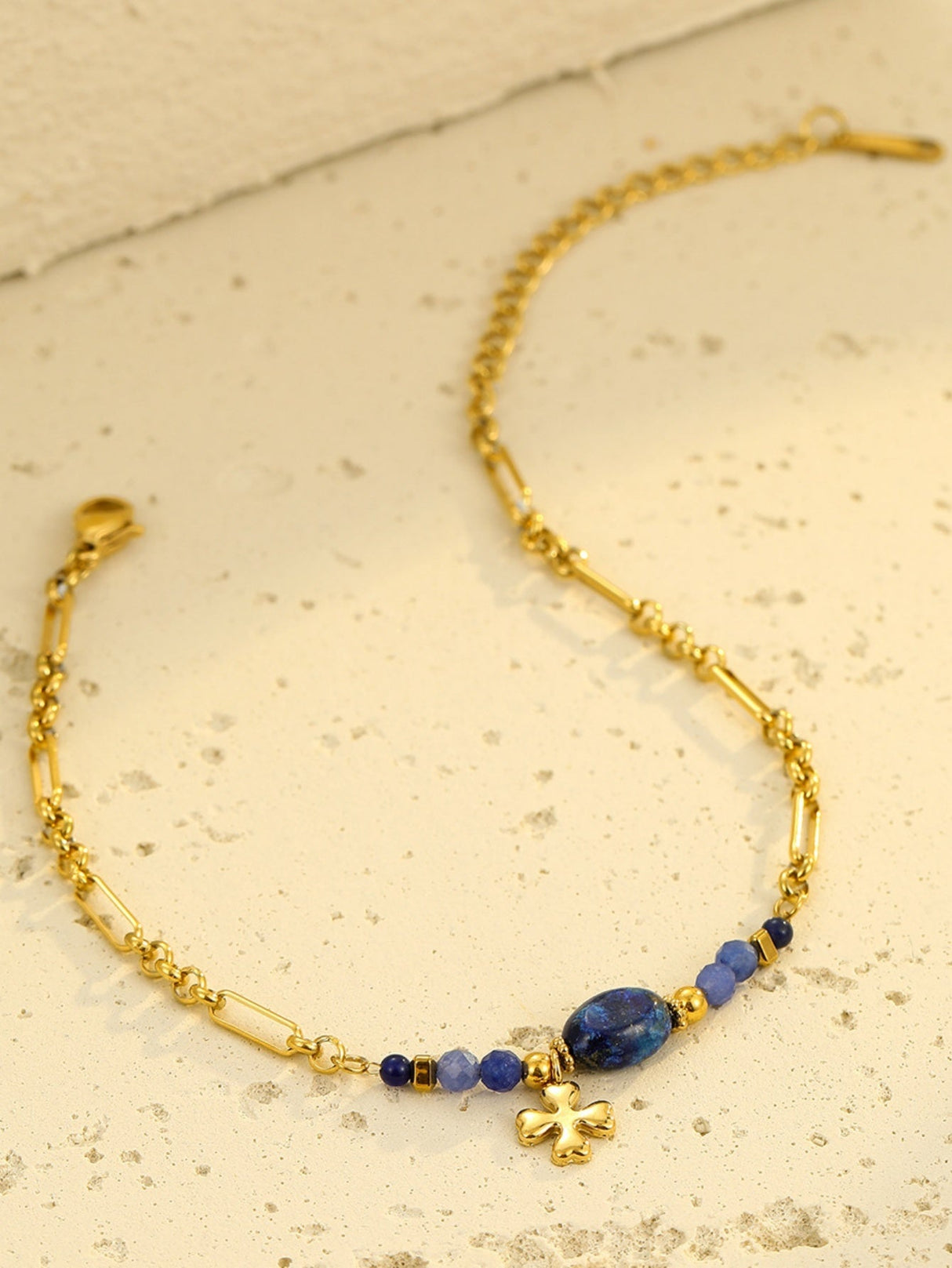 Natural Stone Beaded Bracelet