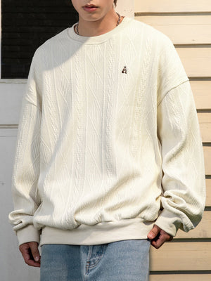 Liber Autumn Men's Embroidered Pattern Letter Sweatshirts&Hoodies