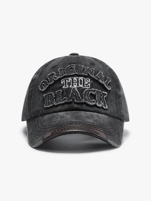 Distressed Embroidery Letter Baseball Caps