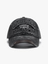 Distressed Embroidery Letter Baseball Caps