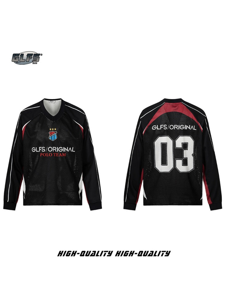 Atmungsaktive Patchwork-T-Shirts mit Farbblockmuster