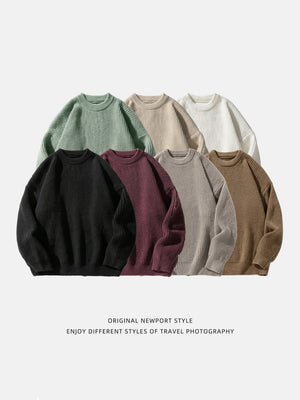 Liber Autumn Neutral wear Knitting Sweaters