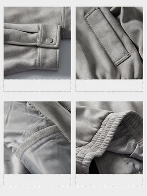 Retro Barn Wind High Street All-match Lapel Flight Jacket