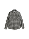 Liber Autumn Men's Button design Plaid Shirts