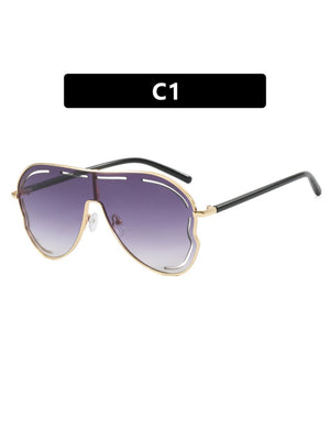 Oversized Aviator Sunglasses