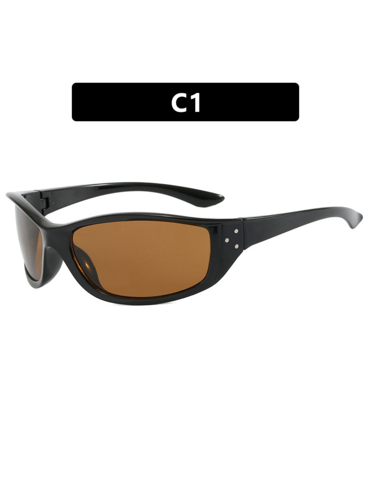 Full-rimmed, Uniquely Shaped Fashion Glasses