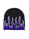 Flame Jacquard Hip Hop Windproof Beanies