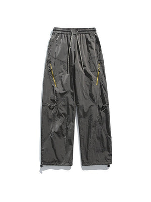 Outdoor Metal Three-proof Lightweight On Foot Straight Tooling Hiking Pants