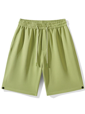 Side Slit Printed Five Points Shorts