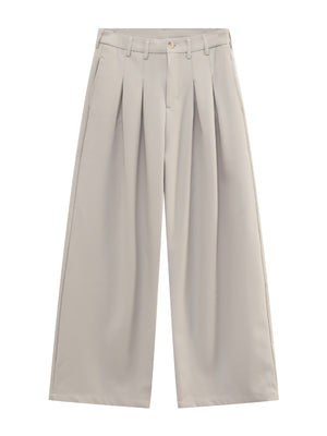 Classic Wide-leg A-shape Dress Pants Pants
