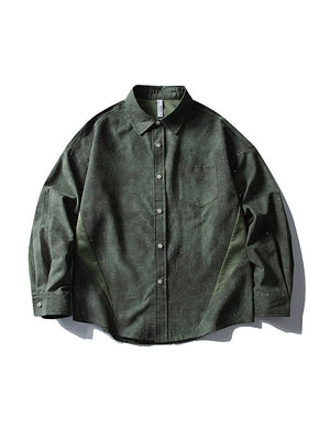 Design Tie-dye Long-sleeved Shirt