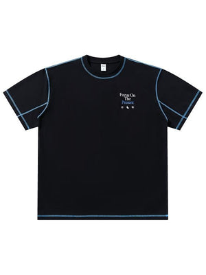 Color-blocked Loose-fit T-shirts