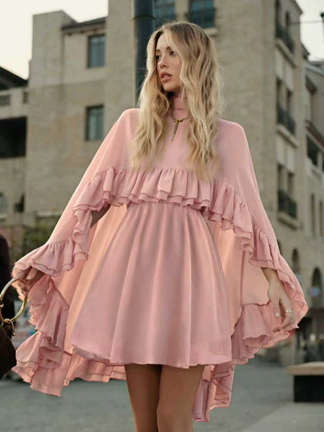 Camisoles Shawl Ruffle Chiffon 2-piece Sets