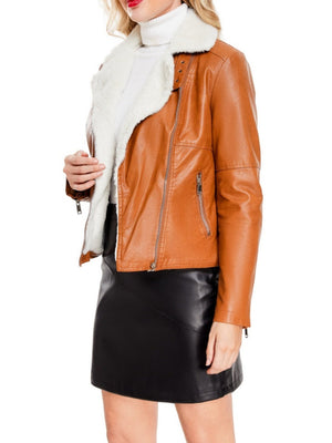 Fur Plush Long Sleeve Keep Warm Jackets