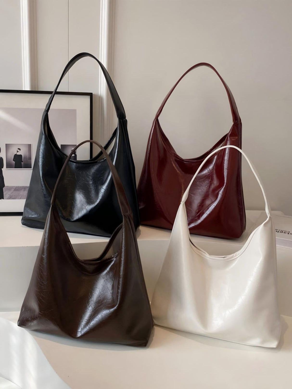 Soft And Spacious Commuter Shoulder Bag