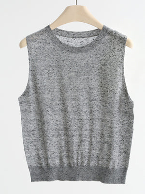 Soft And Cozy Fine Wool Basic Solid Color T-shirt
