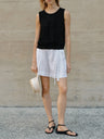 Soft And Cozy Fine Wool Basic Solid Color T-shirt