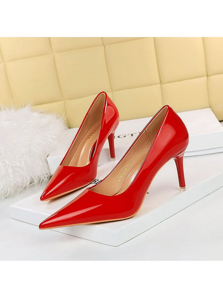 Liber Spring and autumn women's high heels