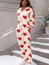 Jumpsuit Pockets Hooded Pajamas
