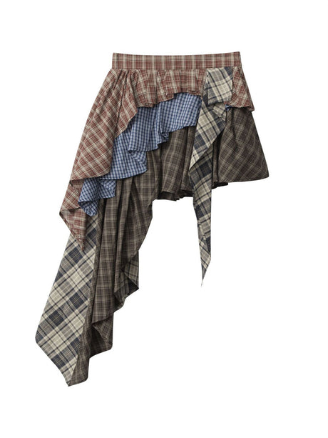 Liber Summer Women's Stripes/Plaid Skirts